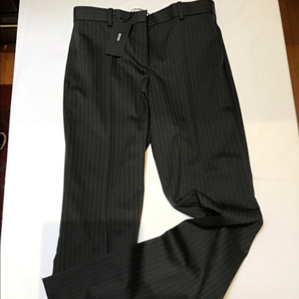 New Hugo Boss Gray pinstripe pants